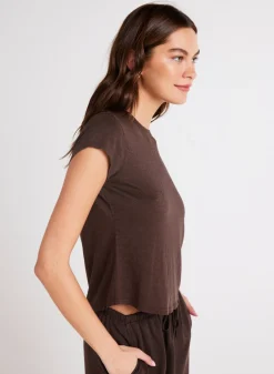 Bella Dahl Baby Crew Tee - Chestnut Brown- Seasonal Essentials