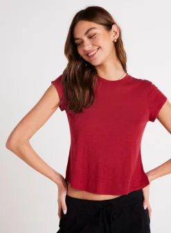 Bella Dahl Baby Crew Tee - Ruby Red- Seasonal Essentials