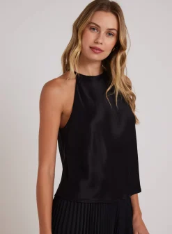 Bella Dahl Bias Halter Top - - Sleeveless