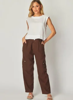 Bella Dahl Boxy Button Back Top - - Sleeveless