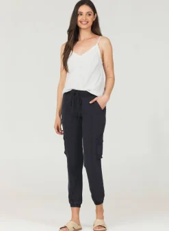 Bella Dahl Cargo Track Pants - - Essentials Bottoms