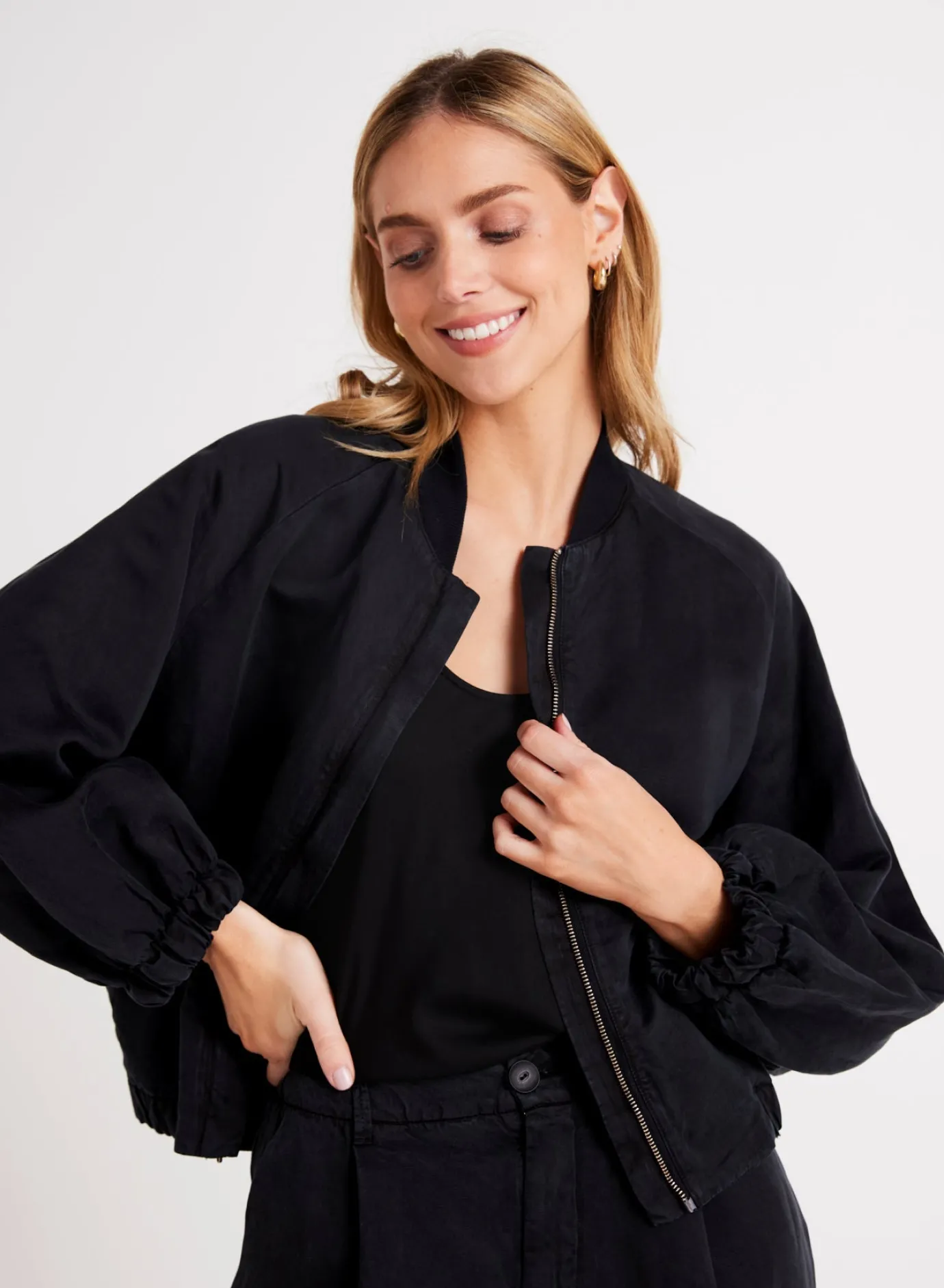 Bella Dahl Chloe Clean Bomber Jacket - - Outerwear