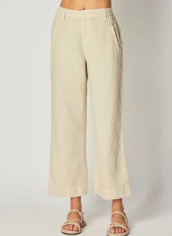 Bella Dahl Claire Welt Pocket Crop - Seashell Sand- Pants