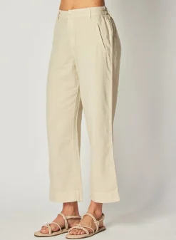 Bella Dahl Claire Welt Pocket Crop - Seashell Sand- Pants