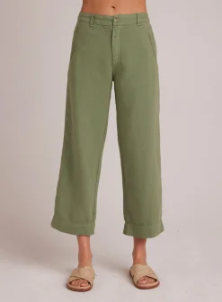 Bella Dahl Claire Welt Pocket Crop - Lush Foliage- Pants