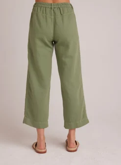 Bella Dahl Claire Welt Pocket Crop - Lush Foliage- Pants
