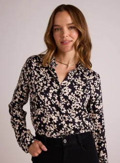 Bella Dahl Clean Shirt - Ditsy Floral Print- Button Down