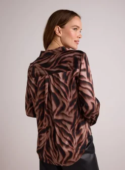 Bella Dahl Clean Shirt - Hazy Woodland Print- Button Down