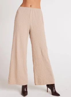 Bella Dahl Clean Wide Leg Pant - Light Oak- Pants