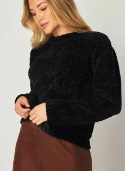 Bella Dahl Crew Neck Chenille Sweater - - Seasonal Essentials