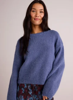 Bella Dahl Drop Shoulder Sweater - Nordic Blue- Sweaters