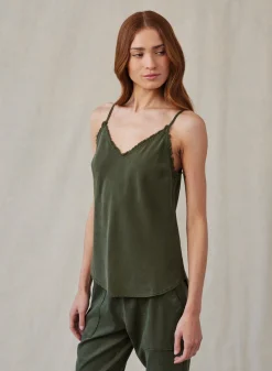 Bella Dahl Frayed Cami - Italian Herb- Seasonal Essentials