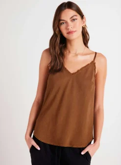 Bella Dahl Frayed Cami - Twilight Gold- Seasonal Essentials