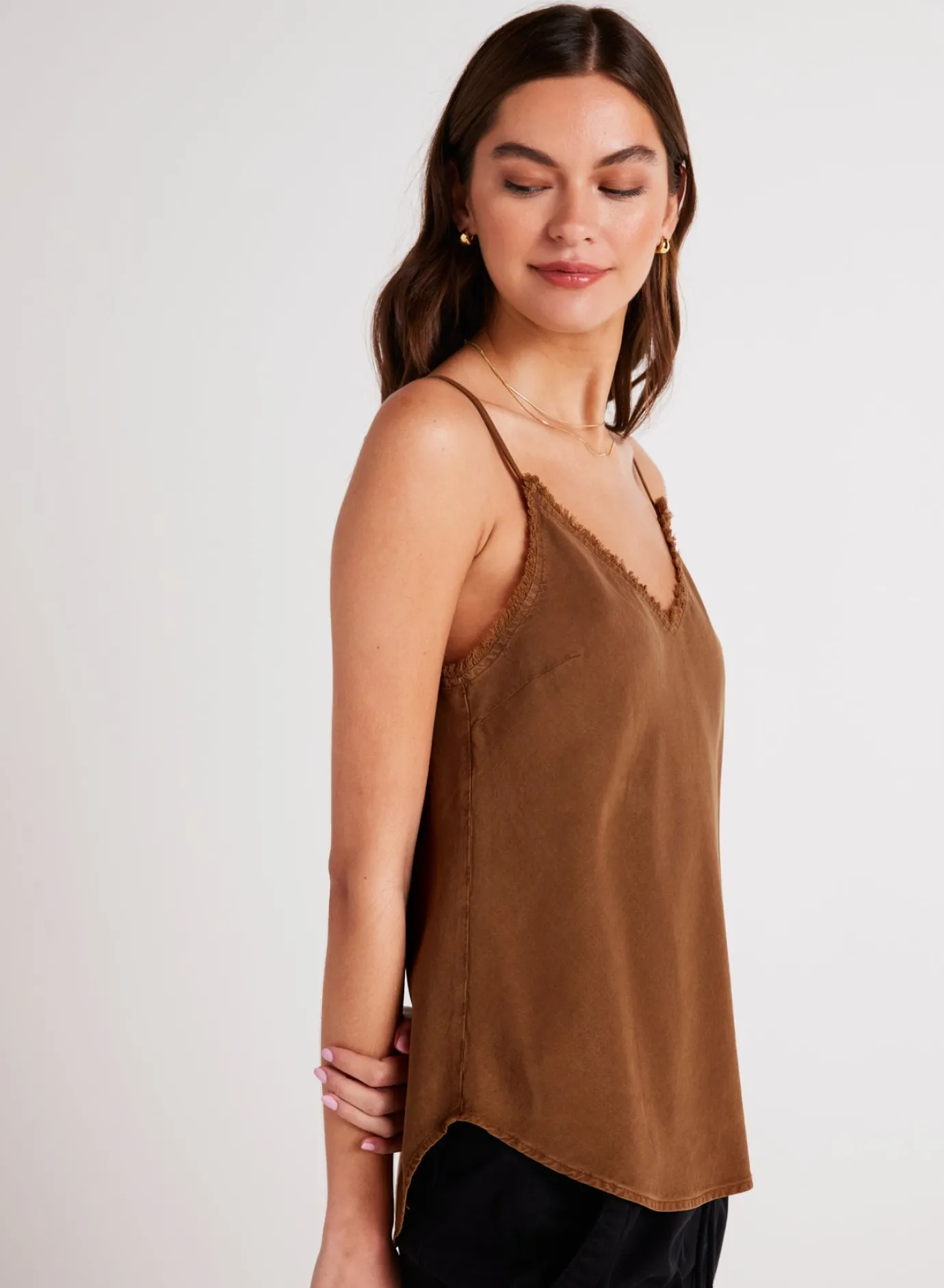 Bella Dahl Frayed Cami - Twilight Gold- Seasonal Essentials