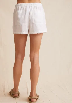 Bella Dahl Frayed Hem Pocket Short - - Essentials Bottoms