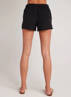 Bella Dahl Frayed Hem Pocket Short - Vintage Black- Shorts