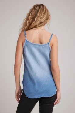 Bella Dahl Frayed Tencel Cami - Medium Ombre Wash- Essentials Tops