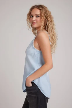 Bella Dahl Frayed Tencel Cami - Sunbleach Wash- Essentials Tops