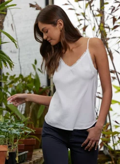 Bella Dahl Frayed Tencel Cami - - Sleeveless