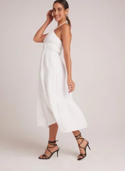Bella Dahl Gathered Halter Midi Dress - - Long Dresses