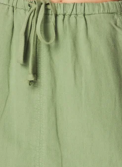 Bella Dahl Goldie Bellow Pocket Cargo Skirt - Lush Foliage- Skirts