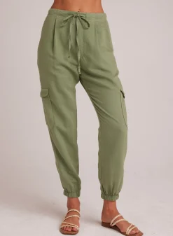 Bella Dahl Isla Pleated Jogger - Lush Foliage- Joggers