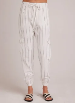 Bella Dahl Isla Pleated Jogger - Mala Beach Stripe- Pants