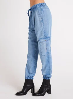 Bella Dahl Isla Pleated Jogger - Vintage Horizon Wash- Pants