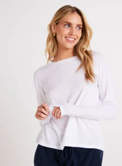 Bella Dahl Long Sleeve Crew Tee - - Long Sleeve