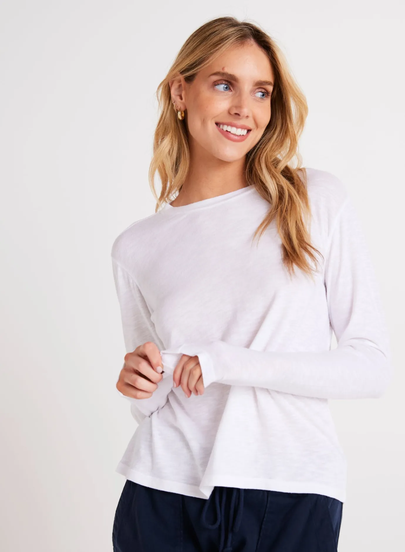 Bella Dahl Long Sleeve Crew Tee - - Seasonal Essentials