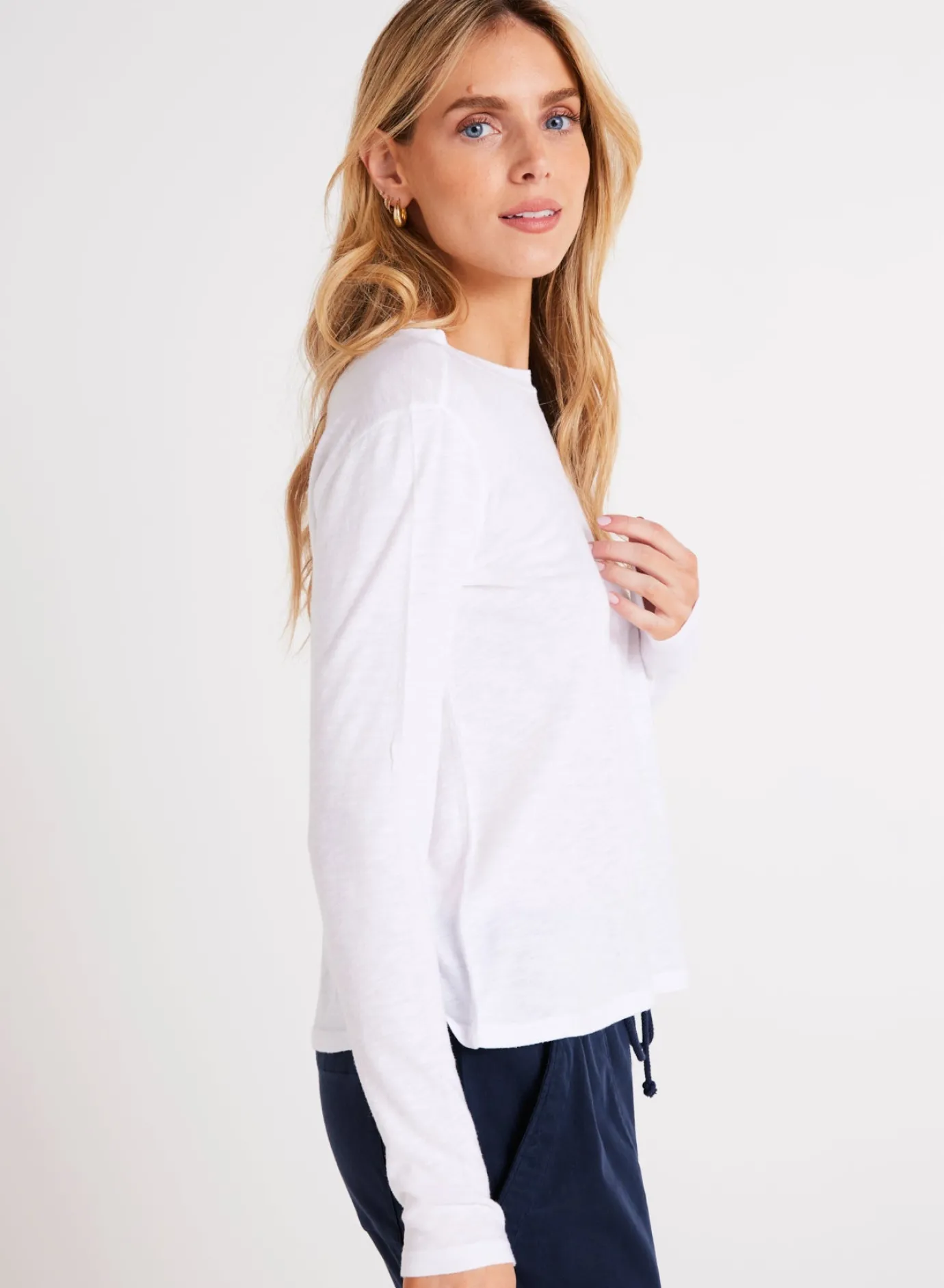 Bella Dahl Long Sleeve Crew Tee - - Seasonal Essentials