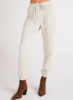 Bella Dahl Luna Pleat Front Jogger - Soft Pearl- Pants