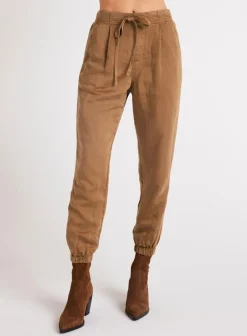 Bella Dahl Luna Pleat Front Jogger - Topaz Brown- Pants