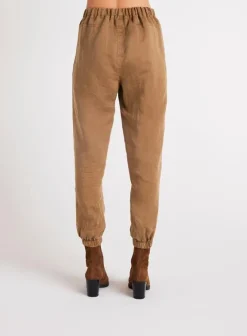 Bella Dahl Luna Pleat Front Jogger - Topaz Brown- Pants