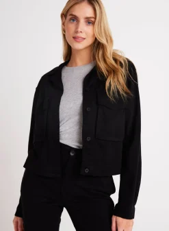 Bella Dahl Madison Flap Pocket Jacket - - Outerwear