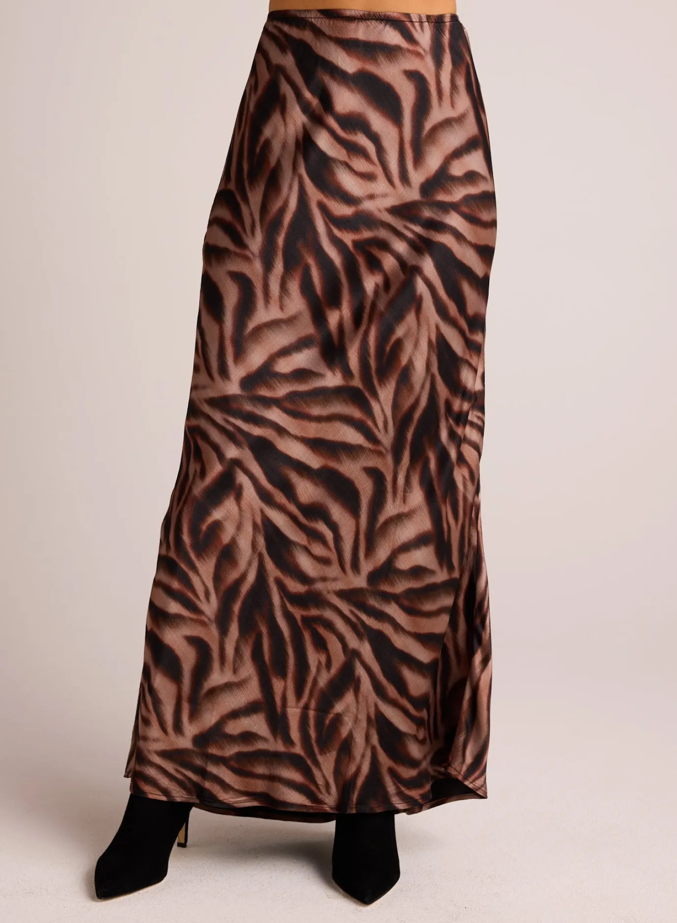 Bella Dahl Maxi Bias Skirt - Hazy Woodland Print- Skirts