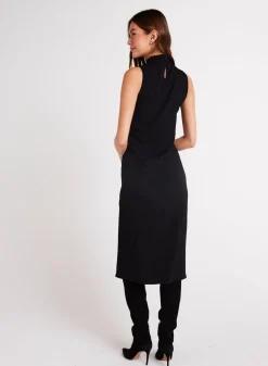 Bella Dahl Mock Neck Midi Dress - - Long Dresses