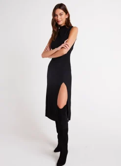 Bella Dahl Mock Neck Midi Dress - - Long Dresses