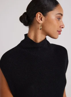 Bella Dahl Mock Neck Sweater Tunic - - Sweaters