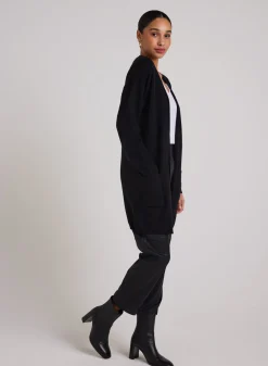 Bella Dahl Open Front Wool Cashmere Blend Cardigan - - Sweaters