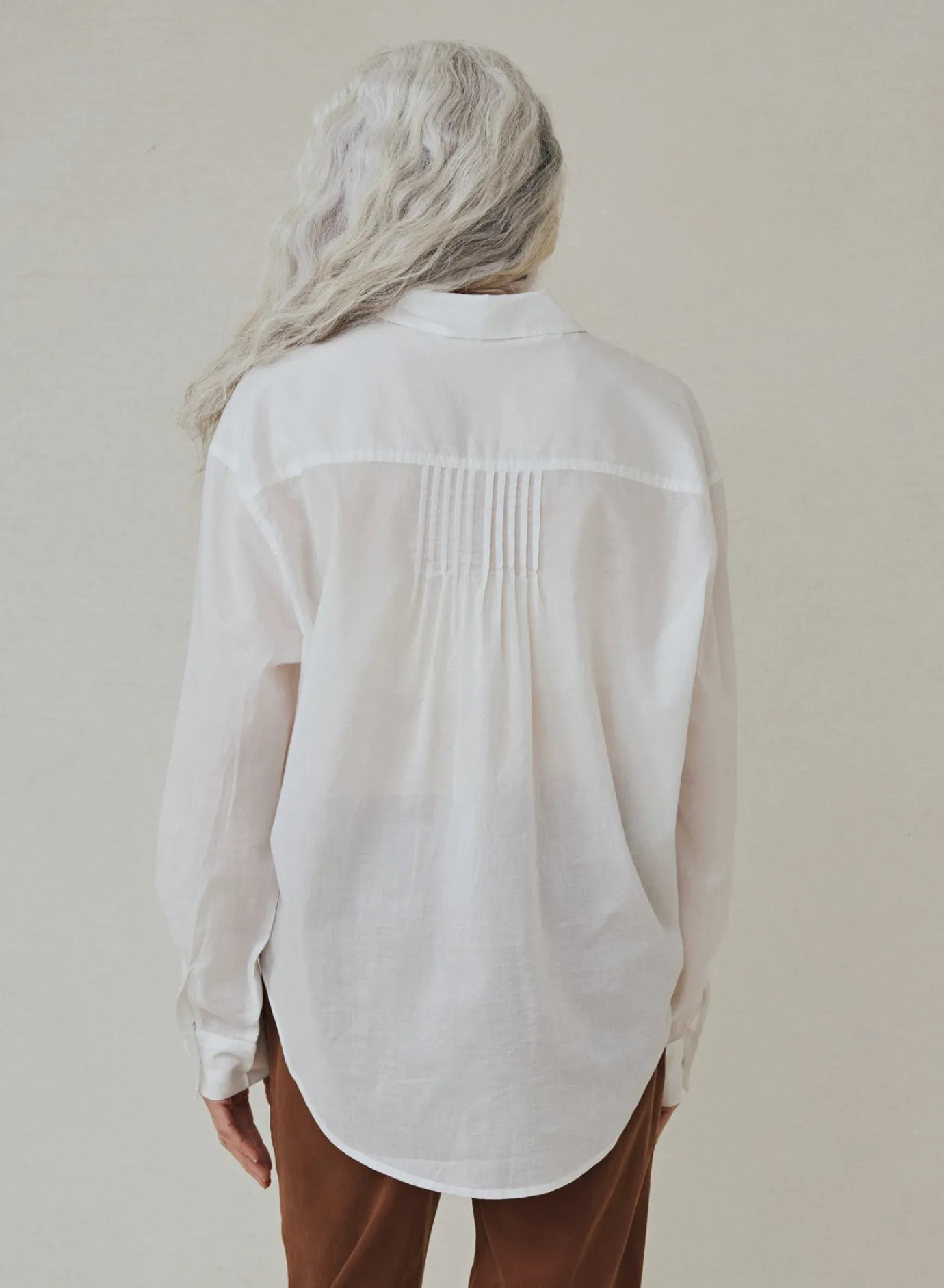 Bella Dahl Pintuck Flowy Shirt - - Button Down