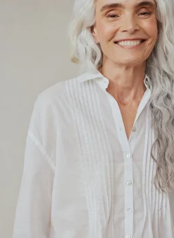 Bella Dahl Pintuck Flowy Shirt - - Button Down