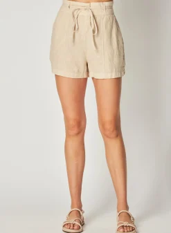 Bella Dahl Pintuck Short- Samba Tan- Shorts