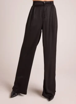 Bella Dahl Pleated Wide Leg Trouser - - Pants