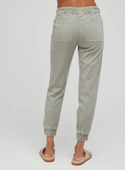 Bella Dahl Pocket Jogger - Soft Army- Pants