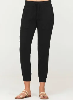 Bella Dahl Pocket Jogger - Vintage Black- Essentials Bottoms