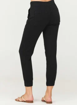 Bella Dahl Pocket Jogger - Vintage Black- Essentials Bottoms