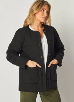 Bella Dahl Quilted Jacket - - Outerwear