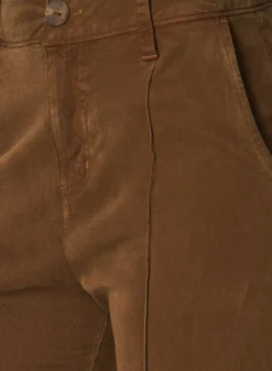 Bella Dahl Ryder Pintuck Wide Leg - Olive Spice- Pants