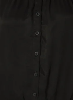 Bella Dahl Shirred Button Front Blouse - - Button Down